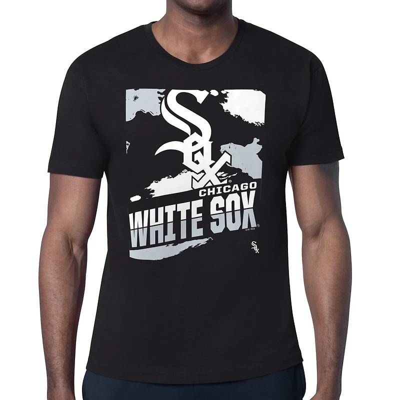 Men's Starter  Black Chicago White Sox Logo Zoom T-Shirt