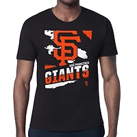 Men's Starter  Black San Francisco Giants Logo Zoom T-Shirt