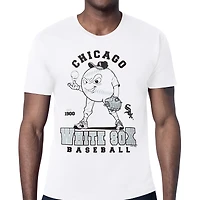 Men's Starter  White Chicago White Sox Baseball Character T-Shirt