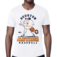 Men's Starter  White Houston Astros Baseball Character T-Shirt