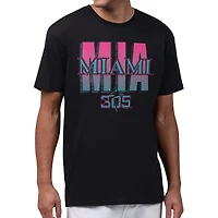 Men's Starter  Black Miami Marlins City Connect Abbreviation T-Shirt