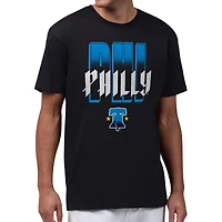 Men's Starter  Black Philadelphia Phillies City Connect Abbreviation T-Shirt