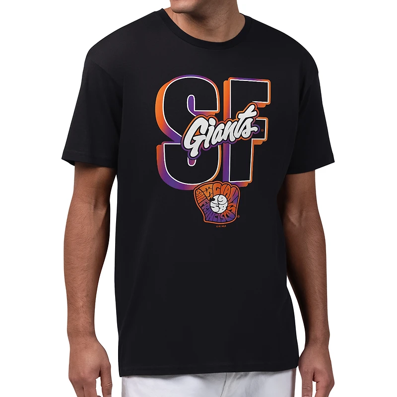 Men's Starter  Black San Francisco Giants City Connect Abbreviation T-Shirt