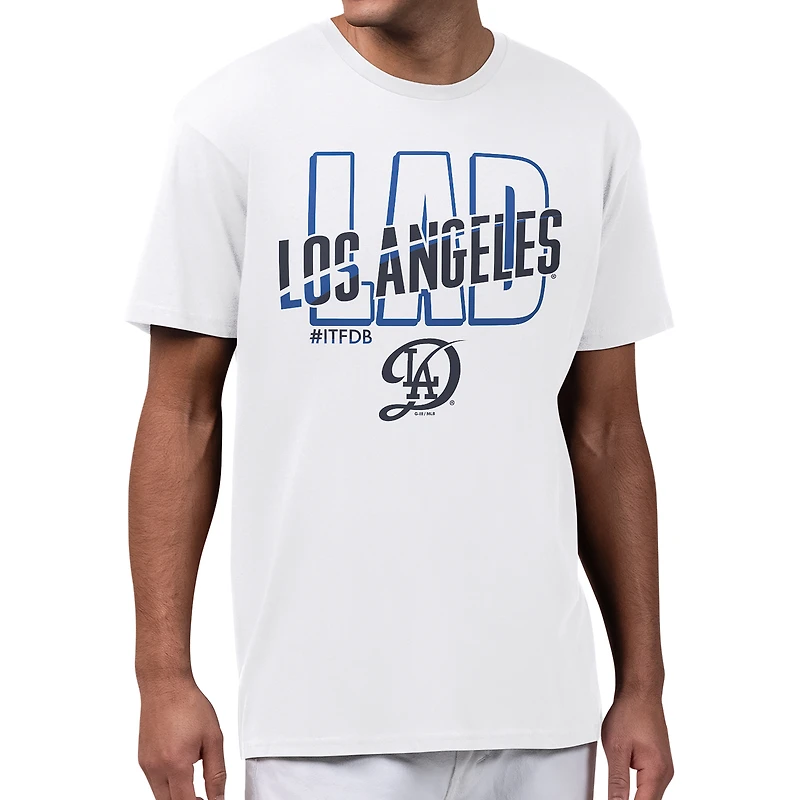 Men's Starter  White Los Angeles Dodgers City Connect Abbreviation T-Shirt