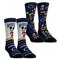 Youth Rock Em Socks Penn State Nittany Lions Mickey Mouse Two-Pack Crew Socks Set