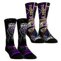Youth Rock Em Socks LSU Tigers Star Wars Empire Two-Pack Crew Socks Set