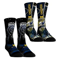 Youth Rock Em Socks Michigan Wolverines Star Wars Empire Two-Pack Crew Socks Set