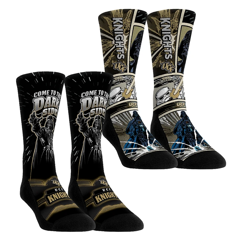 Youth Rock Em Socks UCF Knights Star Wars Empire Two-Pack Crew Socks Set
