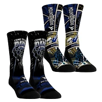 Youth Rock Em Socks West Virginia Mountaineers Star Wars Empire Two-Pack Crew Socks Set