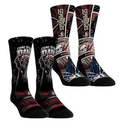 Youth Rock Em Socks Florida State Seminoles Star Wars Empire Two-Pack Crew Socks Set