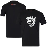 Men's Castore  Black Haas F1 Team Godzilla T-Shirt