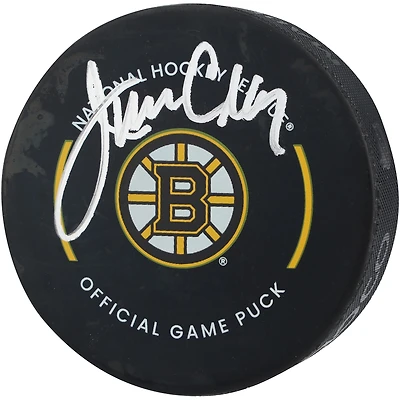 Jim Craig Boston Bruins Autographed Official Game Puck