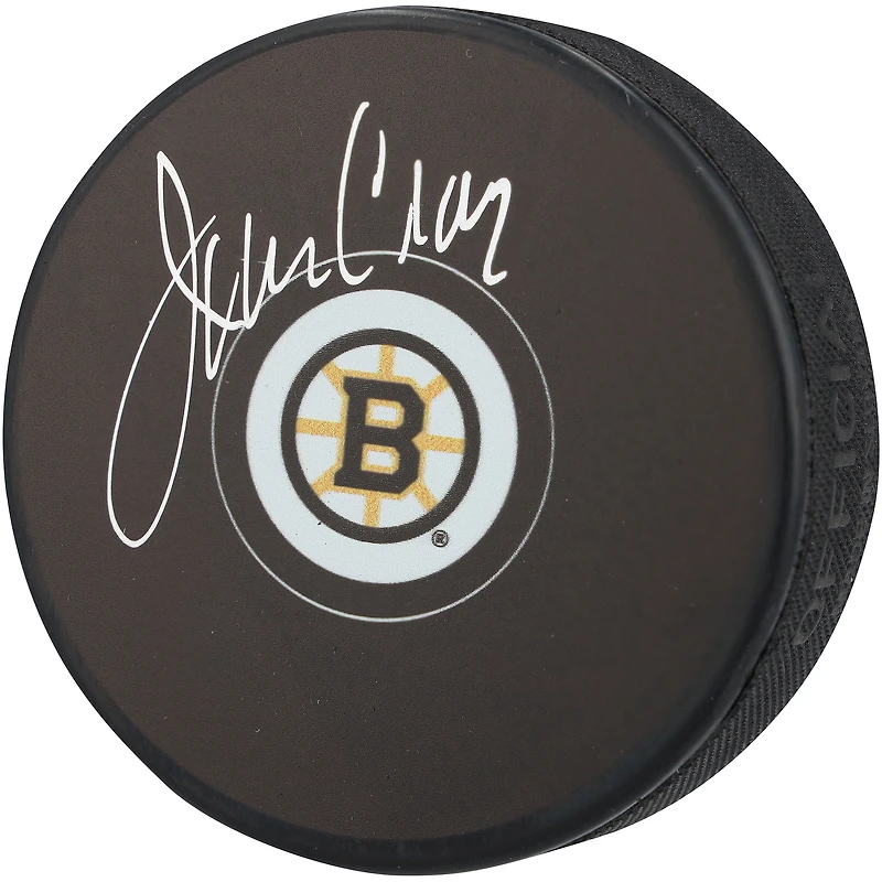 Jim Craig Boston Bruins Autographed Hockey Puck