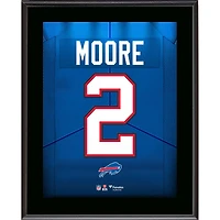 D.J. Moore Buffalo Bills 10.5" x 13" Jersey Number Sublimated Player Plaque