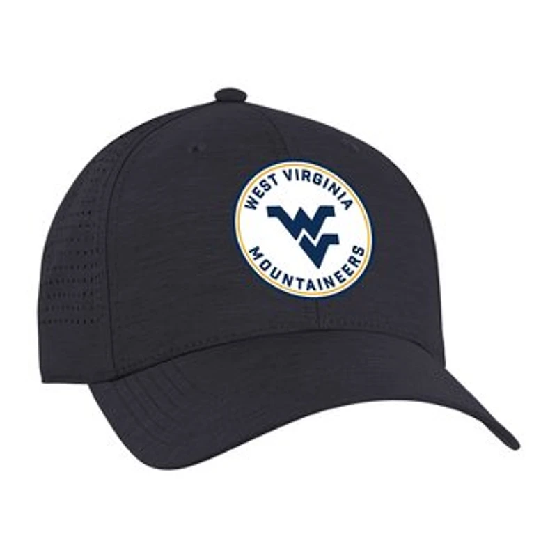 Unisex Ahead Navy West Virginia Mountaineers Brezo Adjustable Hat