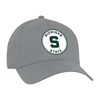 Unisex Ahead  Gray Michigan State Spartans Brezo Adjustable Hat