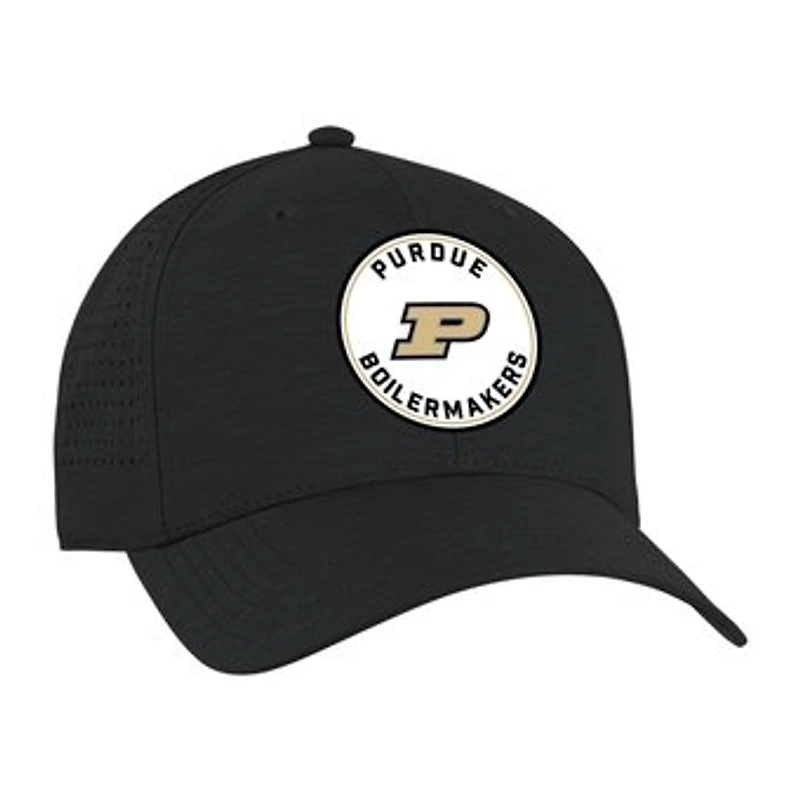 Unisex Ahead  Black Purdue Boilermakers Brezo Adjustable Hat