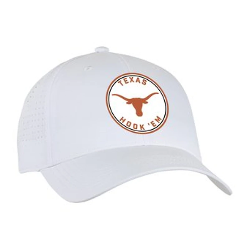 Unisex Ahead  White Texas Longhorns Brezo Adjustable Hat