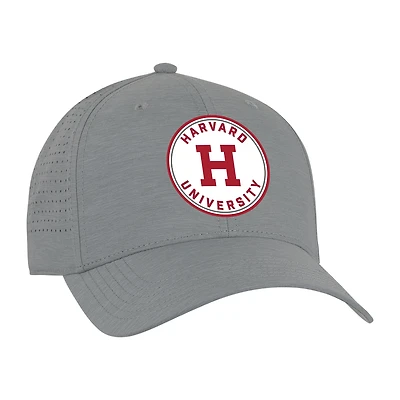 Unisex Ahead  Gray Harvard Crimson Brezo Adjustable Hat