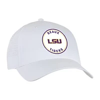Unisex Ahead  White LSU Tigers Brezo Adjustable Hat