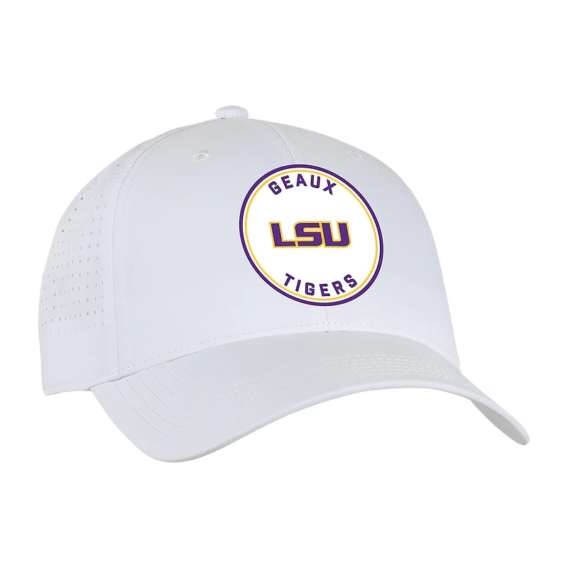 Unisex Ahead White LSU Tigers Brezo Adjustable Hat