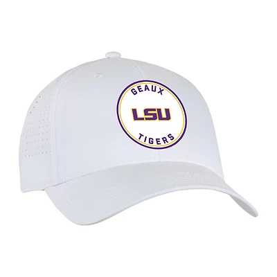 Unisex Ahead  White LSU Tigers Brezo Adjustable Hat