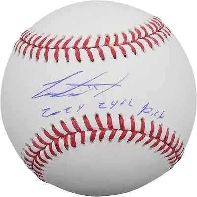 Cam Caminiti Atlanta Braves Autographed Baseball with "2024 24th Pick" Inscription