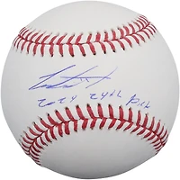 Cam Caminiti Atlanta Braves Autographed Baseball with "2024 24th Pick" Inscription