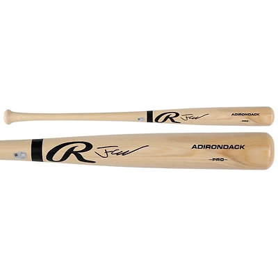 Justin Crawford Philadelphia Phillies Autographed Rawlings Pro Blonde Bat