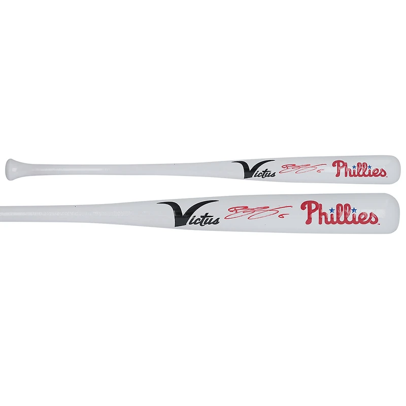 Bryson Stott Philadelphia Phillies Autographed White Victus Team Mini Bat