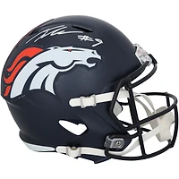 Talanoa Hufanga Denver Broncos Autographed Riddell Speed Replica Helmet