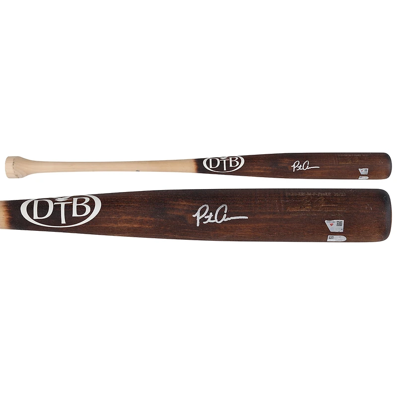 Pete Alonso New York Mets Autographed Player-Issued Brown/Tan DoveTail Bat from the 2025 MLB Season - HH98516280