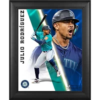 Julio Rodriguez Seattle Mariners Framed 13" x 16" Radiance Collage