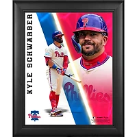Kyle Schwarber Philadelphia Phillies Framed 13" x 16" Radiance Collage