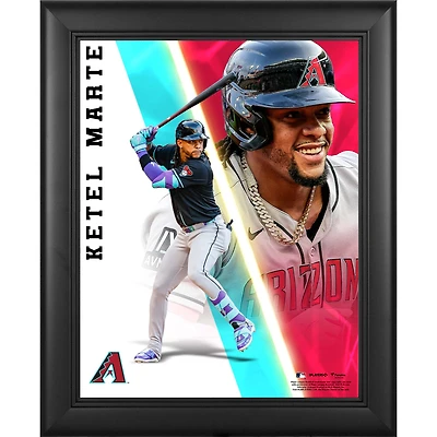 Ketel Marte Arizona Diamondbacks Framed 13" x 16" Radiance Collage
