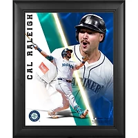 Cal Raleigh Seattle Mariners Framed 13" x 16" Radiance Collage
