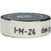 Drake Batherson Ottawa Senators Game-Used Goal Puck vs. New York Rangers on January 14, 2026