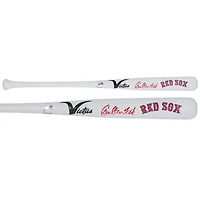 Carlton Fisk Boston Red Sox Autographed Victus Team ID Mini Bat