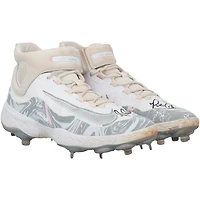 Pete Alonso New York Mets Autographed Game-Used White/Gray Nike Cleats from the 2025 MLB Season - HH98515750-51
