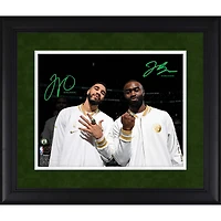 Jayson Tatum & Jaylen Brown Boston Celtics Facsimile Signature Framed 11" x 14" Spotlight Photograph