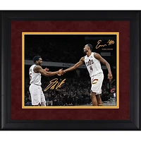 Donovan Mitchell & Evan Mobley Cleveland Cavaliers Facsimile Signature Framed 11" x 14" Spotlight Photograph