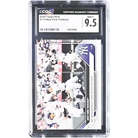 New York Yankees 2025 Topps Now MLB History Made with 2nd Leadoff HR Trifecta of Season #119 CGC Authenticated Card