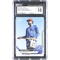 Ronald Acuna Jr. Atlanta Braves 2025 Topps Now Road to Opening Day #OD-151 CGC Authenticated 10 Card