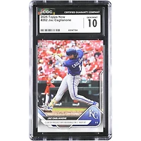 Jac Caglianone Kansas City Royals 2025 Topps Now Club Top Prospect Rips RBI Double for 1st MLB Hit #262 CGC Authenticated 10 Card