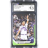 Ace Bailey Utah Jazz 2025-26 Topps Now '25 No. 5 Pick Makes NBA Debut Green Foil #9 #/99 CGC Authenticated 9.5 Rookie Card