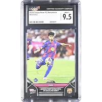 Dro Fernández Barcelona 2025 Topps Now FC Barcelona Scores First Barca Goal on Dazzling Debut #3 CGC Authenticated Rookie Card