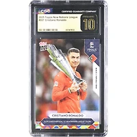 Cristiano Ronaldo Portugal National Team 2025 Topps Now Nations League Icon Lead Portugal to UEFA Nations League Glory #7 CGC Authenticated PRISTINE 10 Card