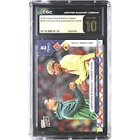 Cristiano Ronaldo and Lamine Yamal 2025 Topps Now Nations League Game Recognizes Game #8 CGC Authenticated PRISTINE 10 Card