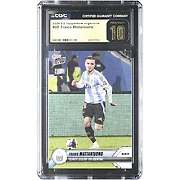 Franco Mastantuono Argentina National Team 2024-25 Topps Now Argentina Youngest Debutant for Argentina #1 CGC Authenticated PRISTINE 10 Card