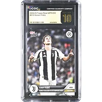 Kenan Yıldız Juventus 2024-25 Topps Now UEFA CC Youngest Goalscorer in UEFA Champions League #10 CGC Authenticated PRISTINE 10 Card